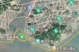 厦门市地图