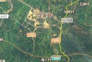 定安县地图