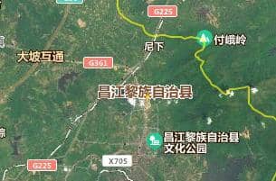 昌江县地图