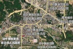 琼中县地图