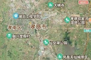 孝感市地图